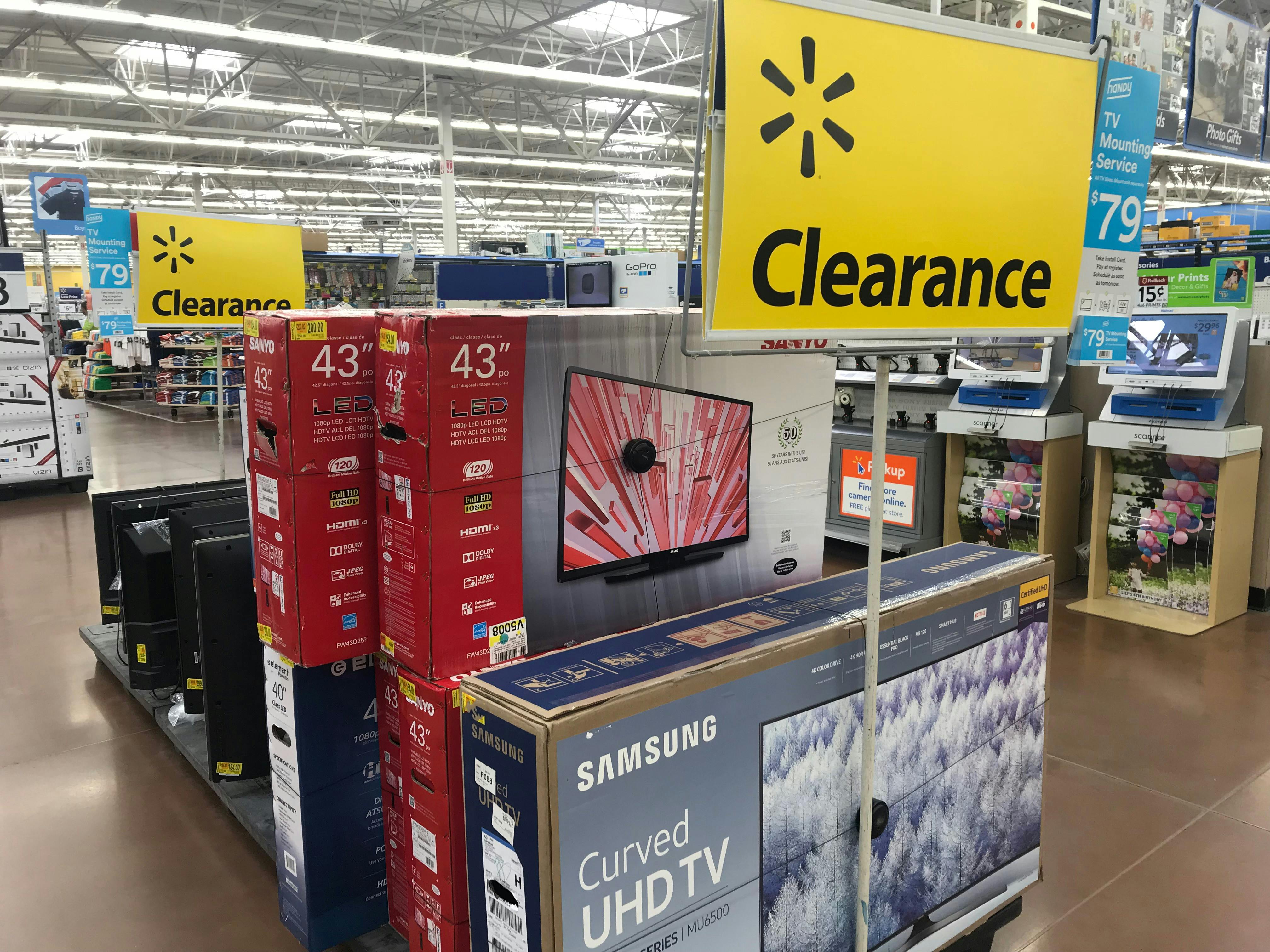 Up to 75% Off TV Clearance at Walmart: 55