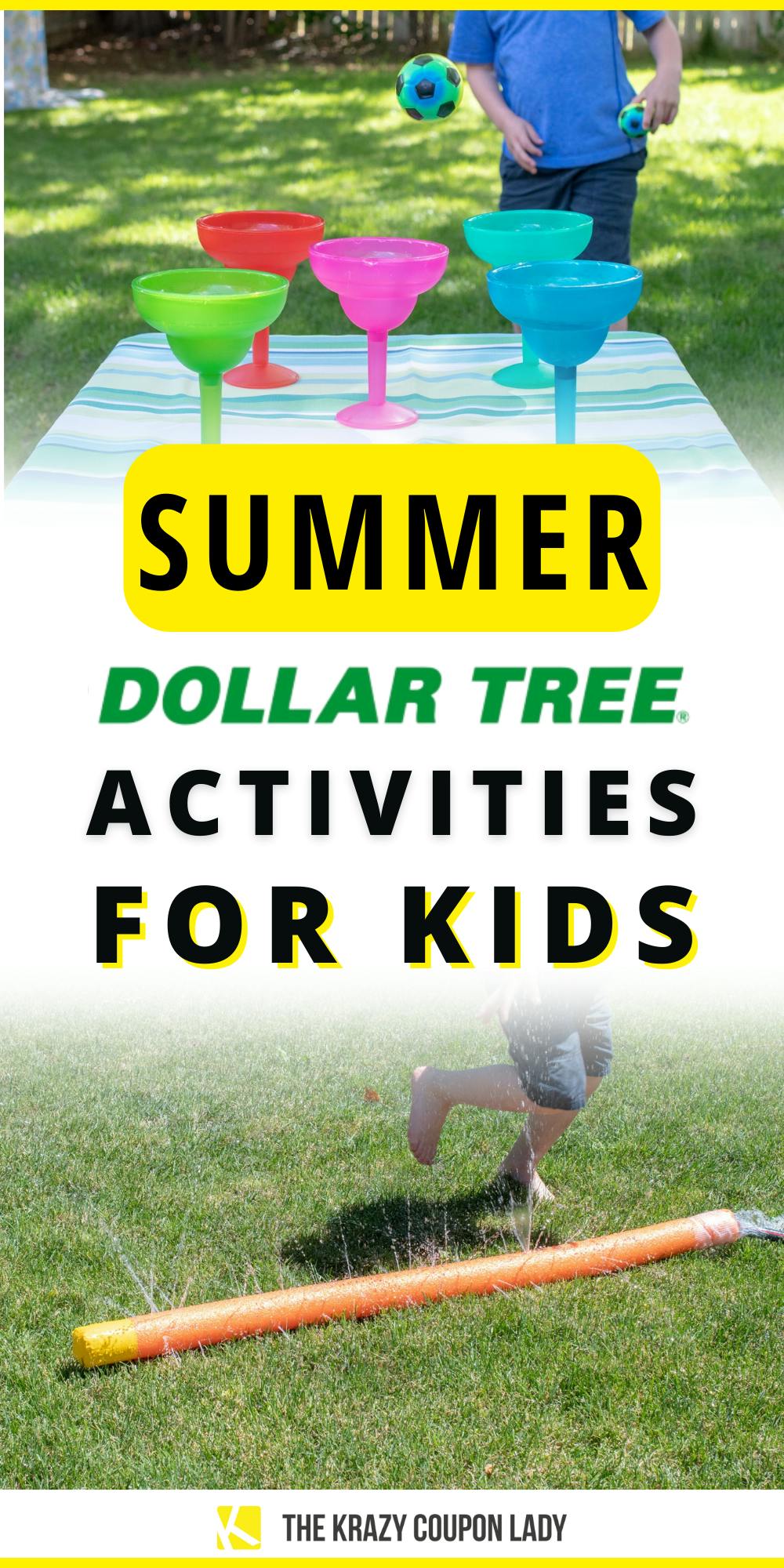 20 Summer Activities for Kids Using Dollar Tree Toys & Items