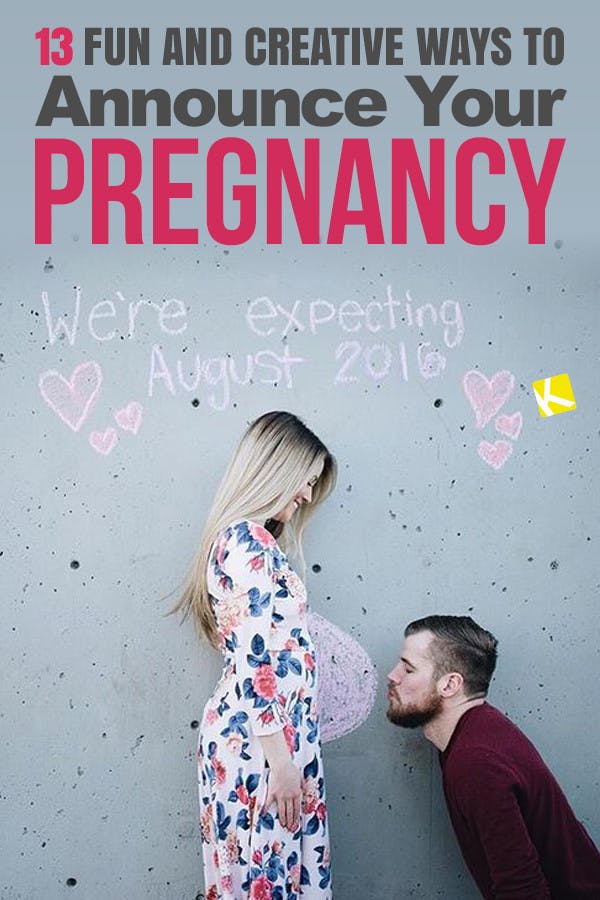 way to announce pregnancy