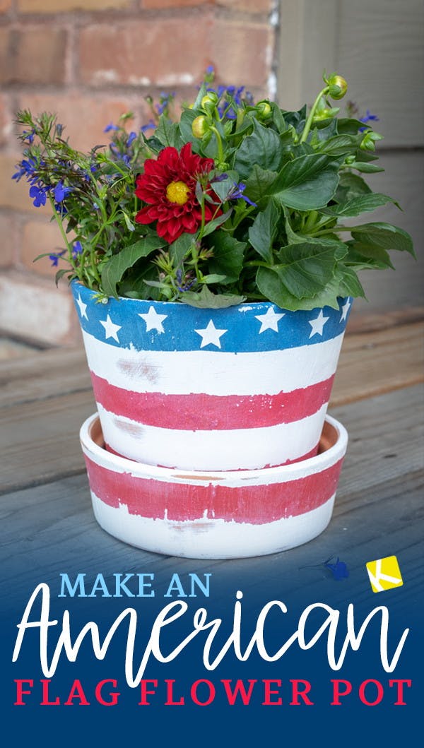Make an American Flag Flower Pot in 6 Easy Steps