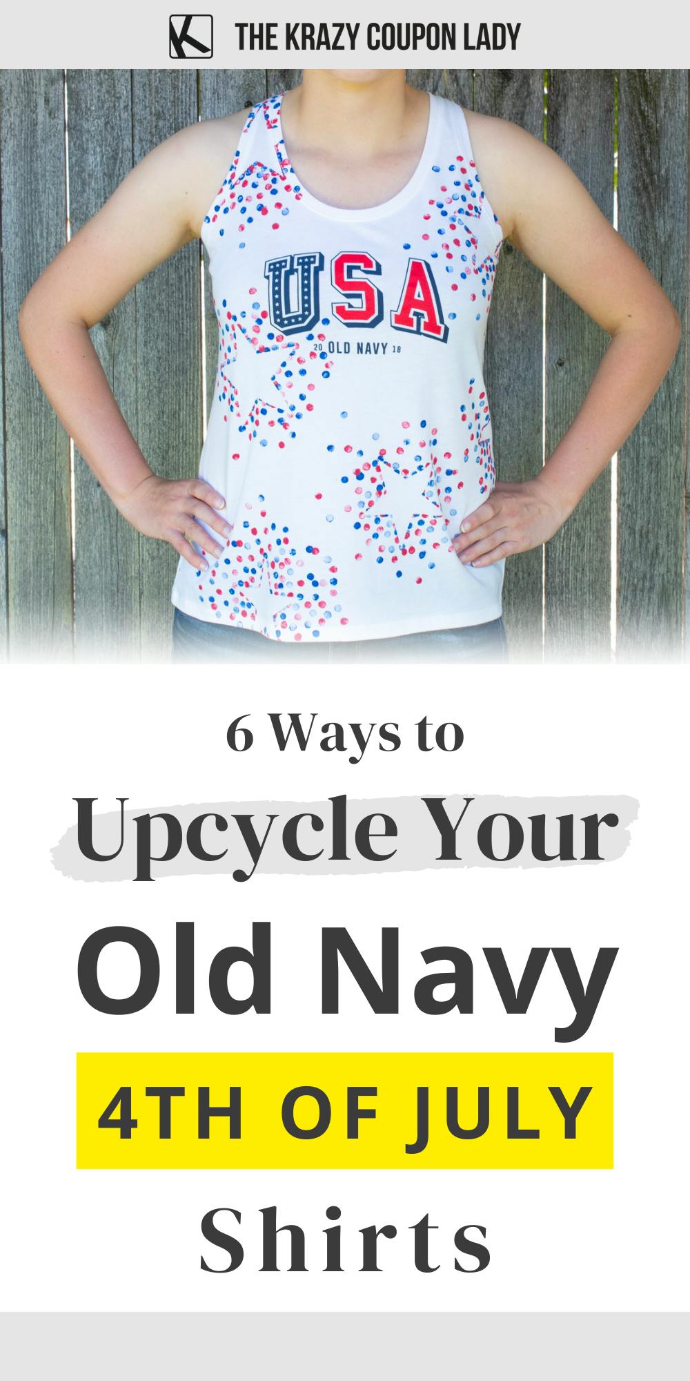 6 Easy Ways to Bling Out Your Old Navy 4th of July Shirts