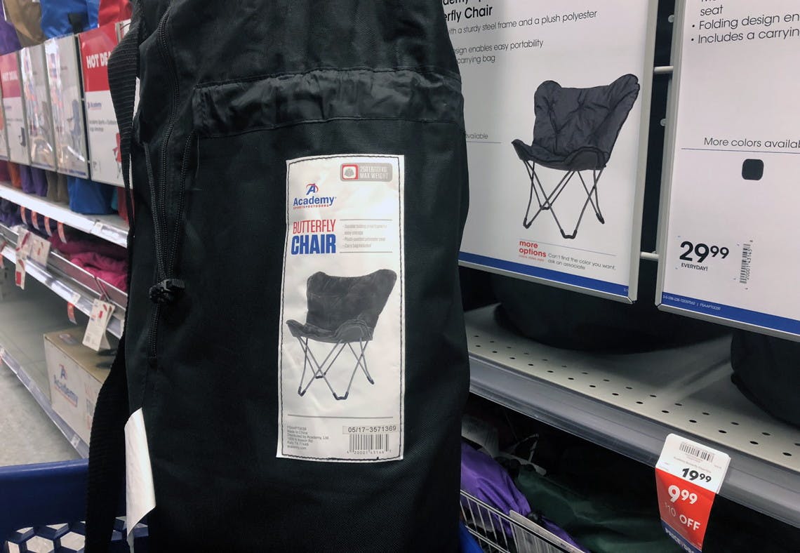 academy sports butterfly chair