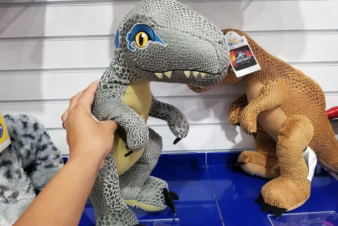 jurassic world stuffed blue