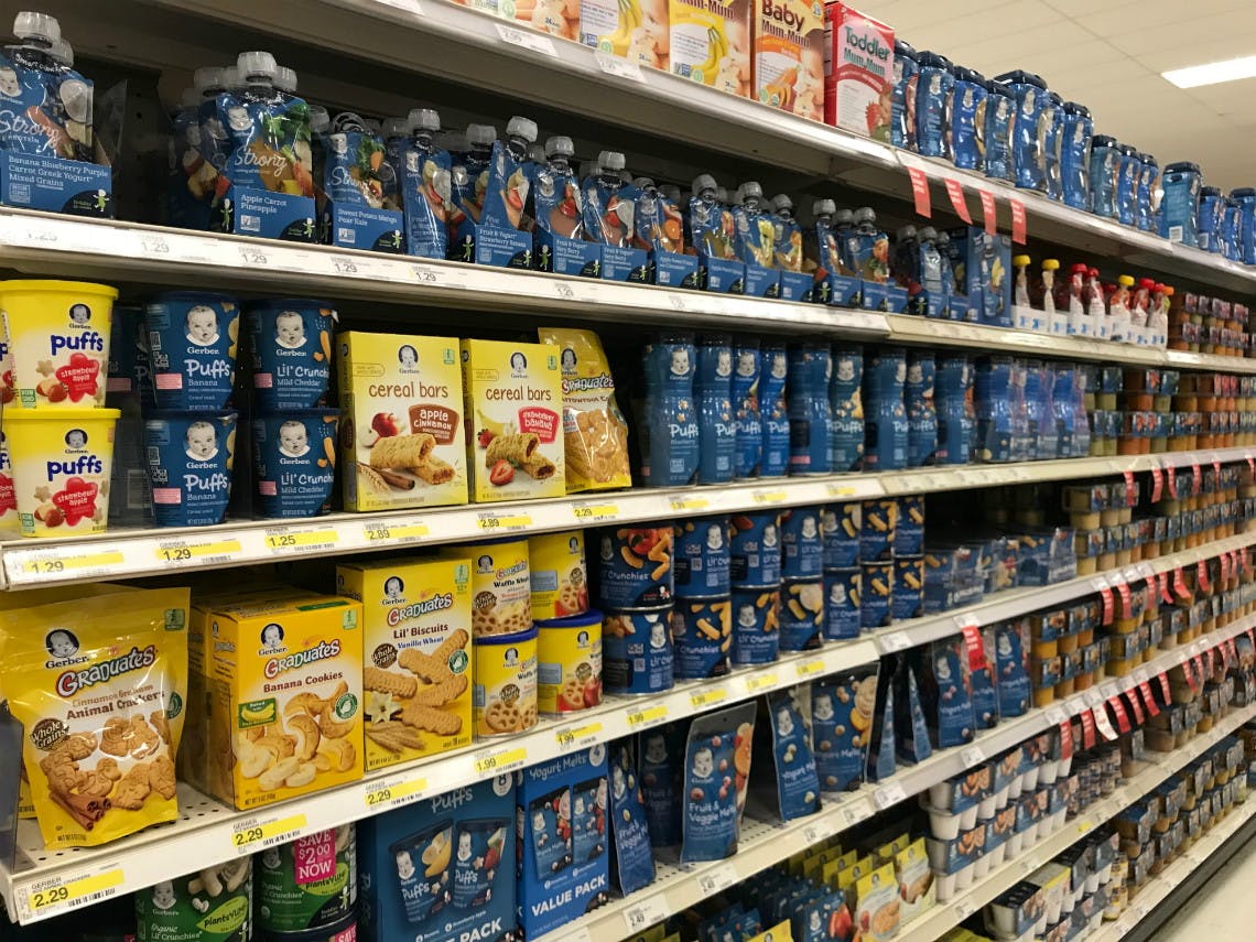 Gerber Baby Formula, Food & Snacks, Only $0.63 Each at Target! - The