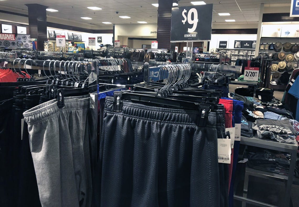 jcpenney mens jean shorts