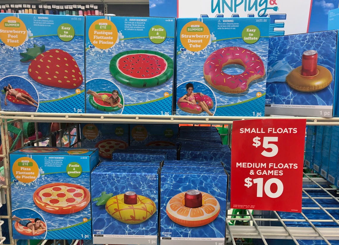 michaels pool floats