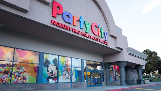 party city storefront doors