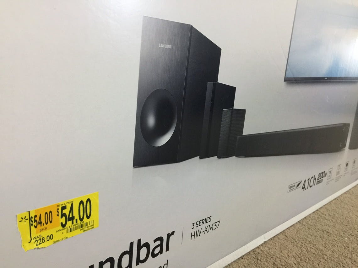 soundbar and subwoofer walmart