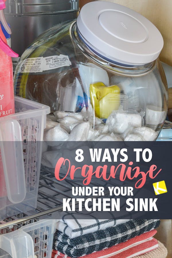 8 Ways to Organize Under Your Kitchen Sink