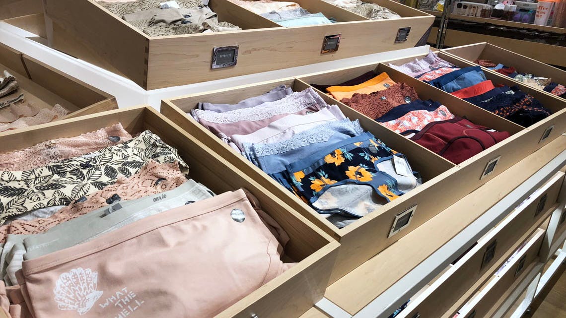 Stock up on American Eagle undies when you can get them for $2.50 each or less.