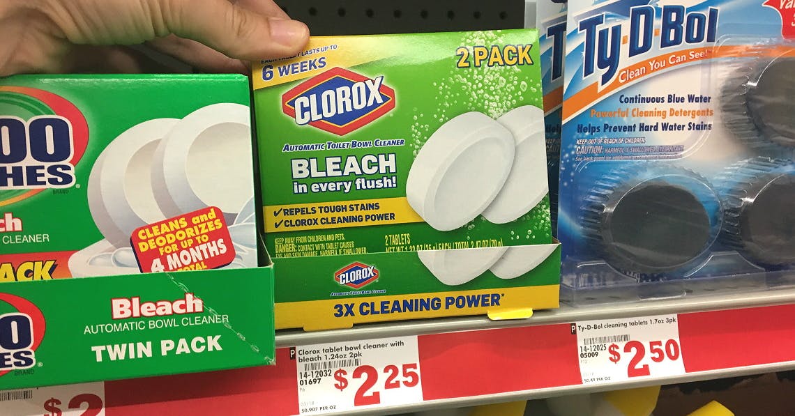 Clorox Automatic Toilet Bowl Cleaner, Only 0.75 at Family