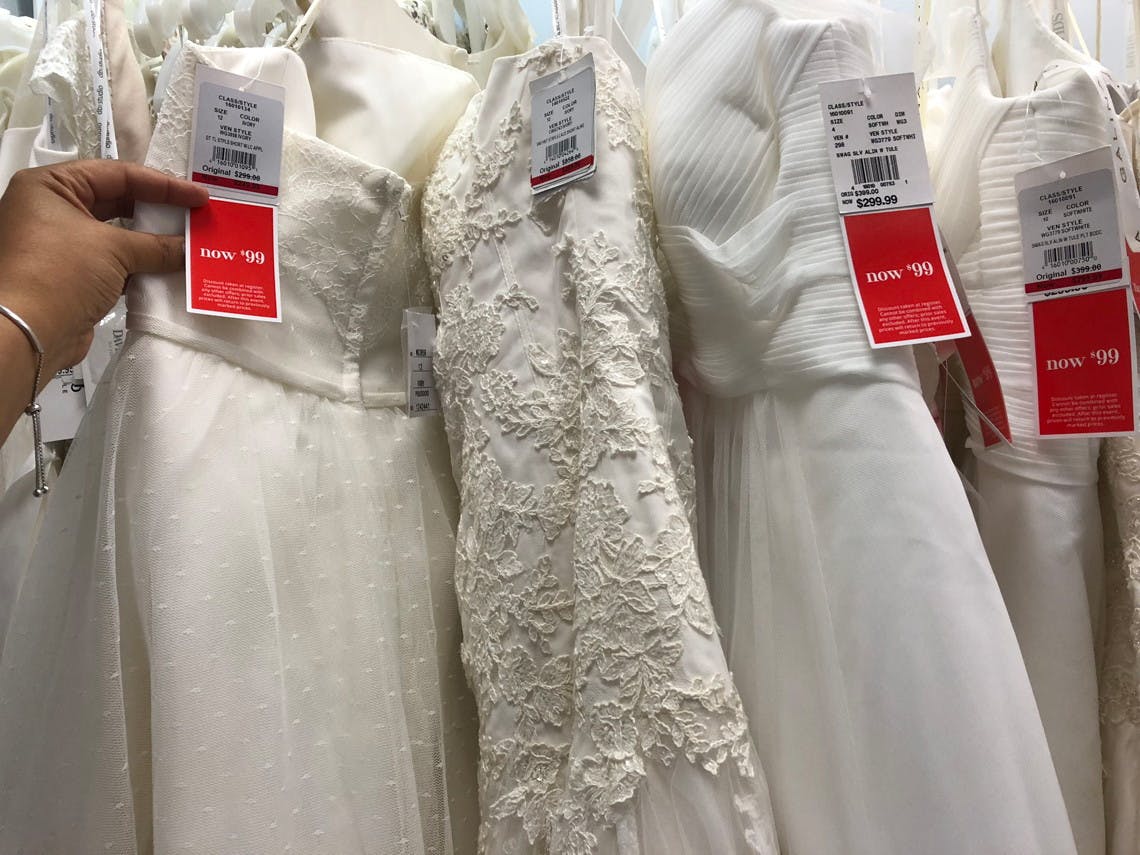 Wedding Dress Clearance, Starting at 
