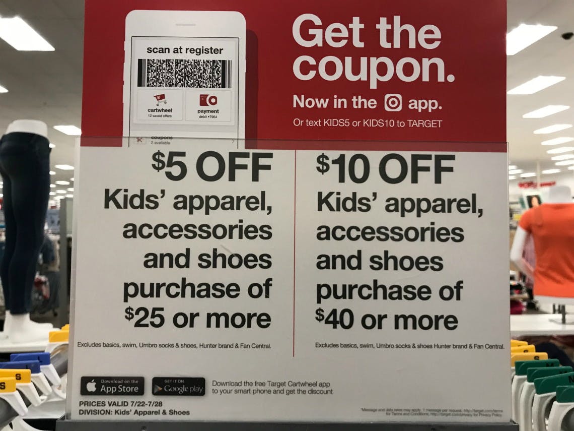 target shoe coupons