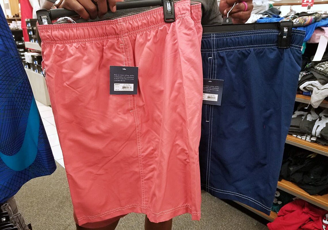 kohls mens swim trunks