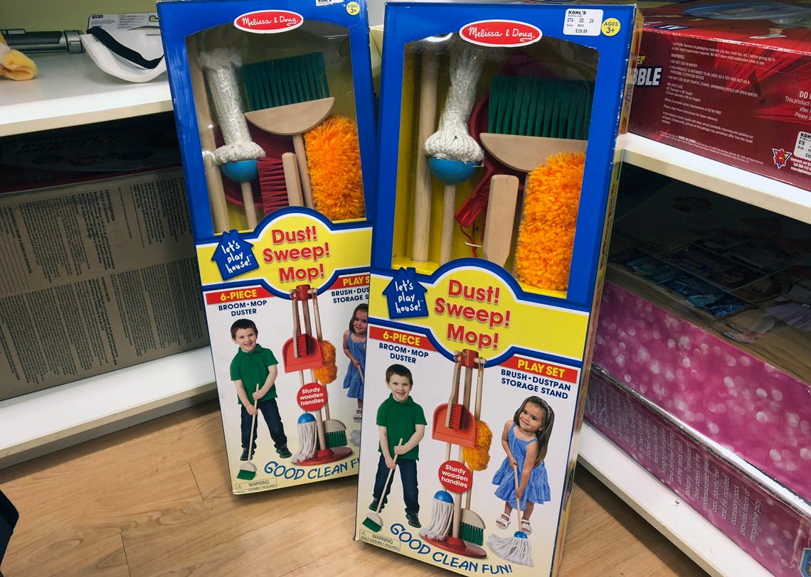 melissa and doug cleaning set kohls