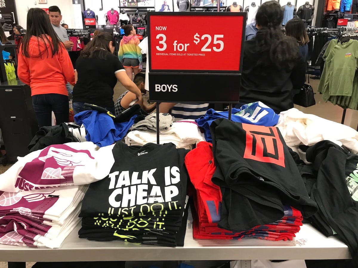 Nike clearance store prices Clearance