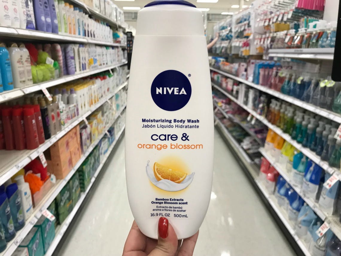 target nivea body wash