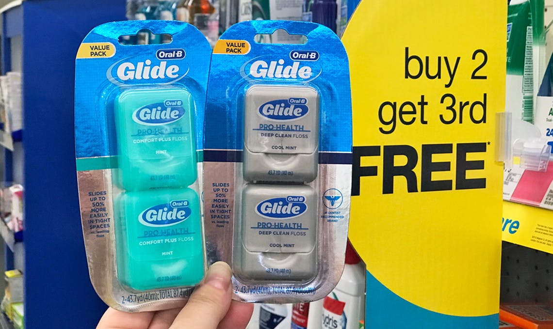 OralB Glide Floss, Only 1.76 Each at Walgreens! The Krazy Coupon Lady