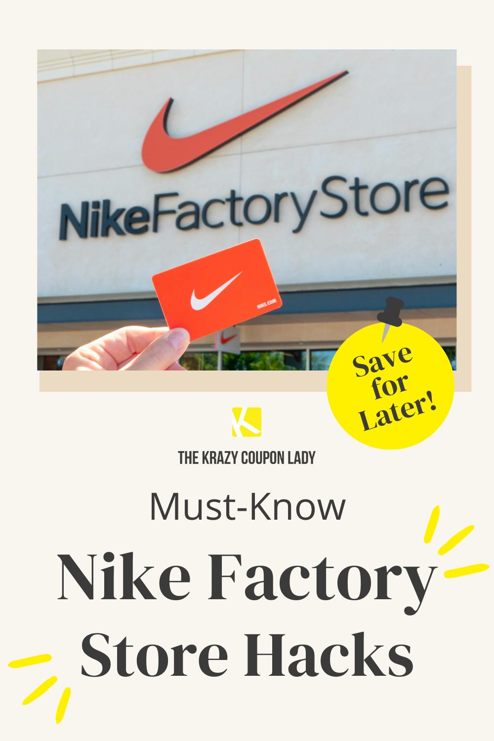 aborto Cambio Paradoja Top Nike Factory Outlet Sale Tricks - The Krazy Coupon Lady