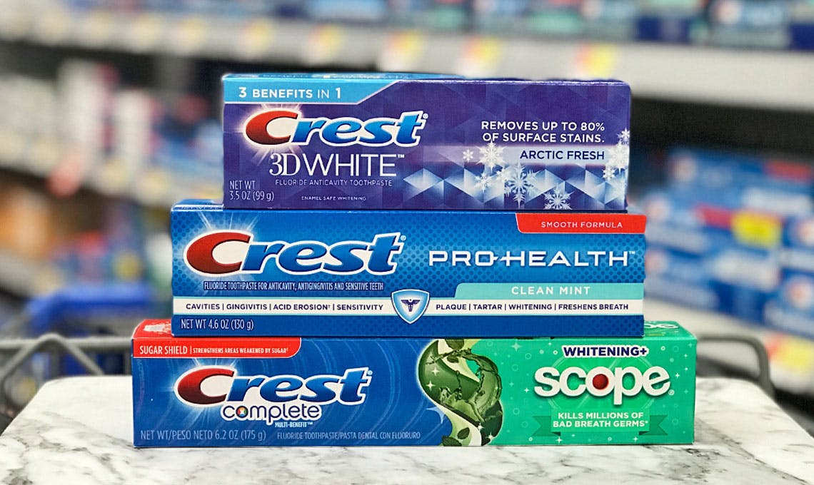Crest Toothpaste, as Low as Free at CVS, Target, Walmart & Kroger