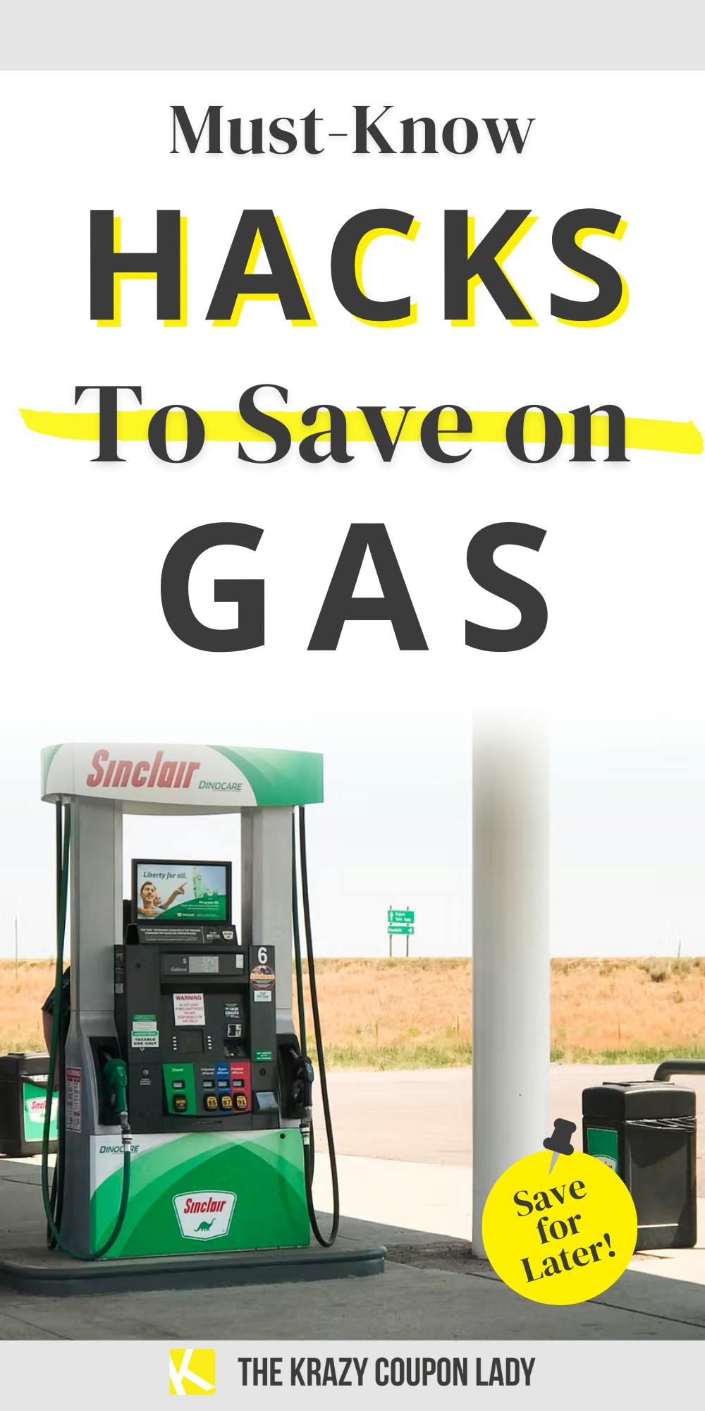 How to Save Money on Gas - The Krazy Coupon Lady