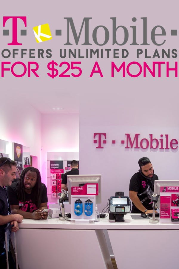 T-Mobile Offers Unlimited 'Essentials' Plan for $25 a Month