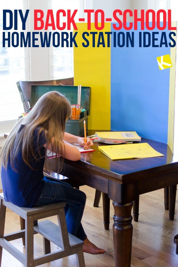 10 DIY Back-to-School Homework Station Ideas