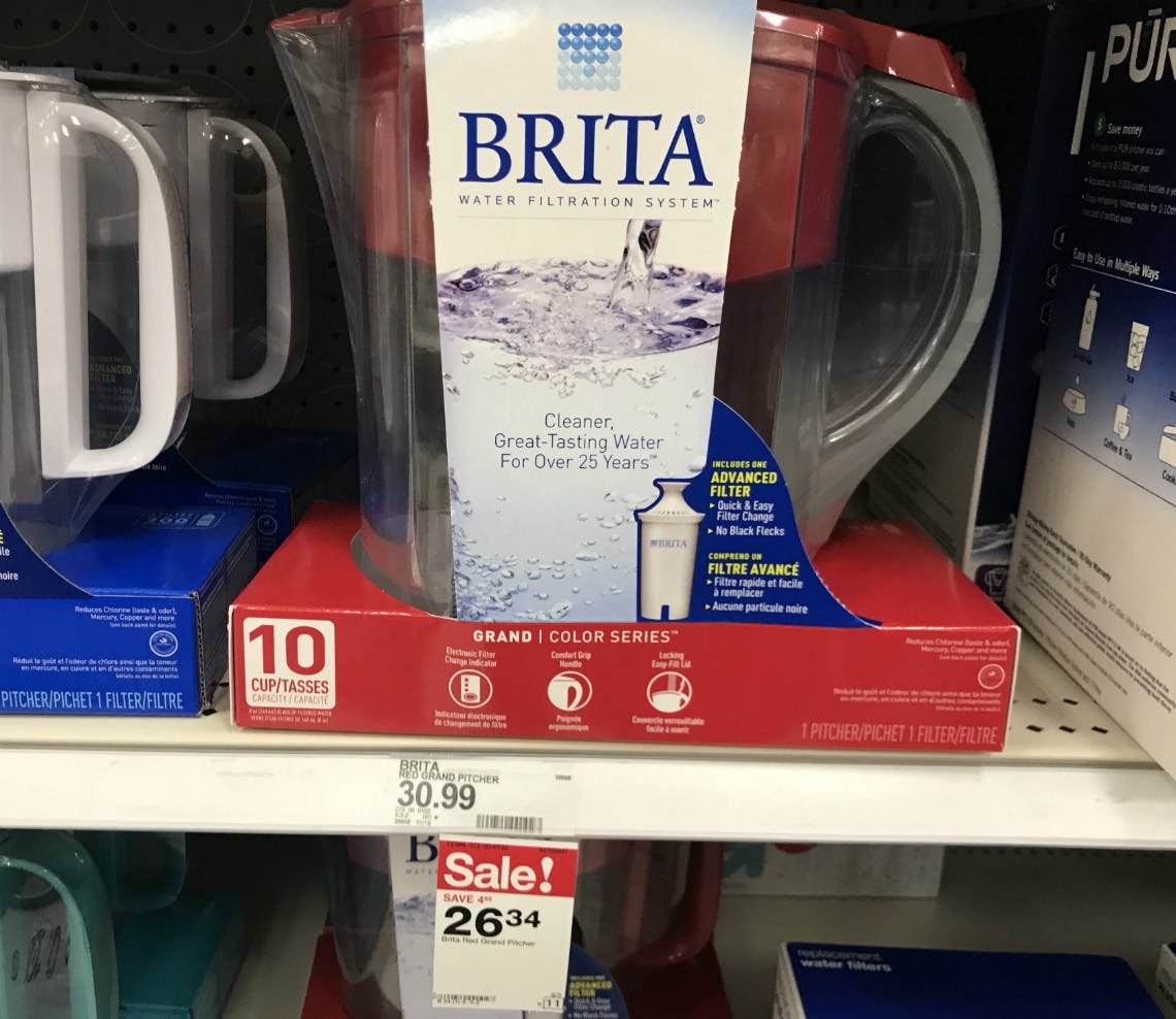 Brita Grand 10Cup Water Pitcher, Only 13.84 at Target (Reg. 30.99