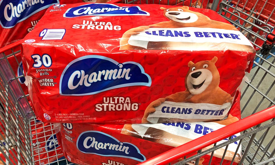 Buy Charmin Ultra Soft Toilet Paper at Costco.