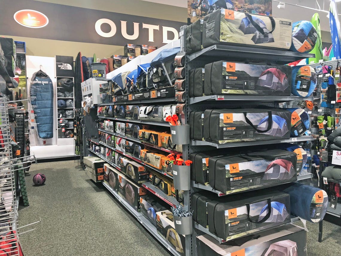 Buy camping gear at Dick's Sporting Goods and save at least 50%.
