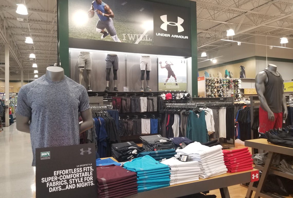 under armour at dicks sporting goods