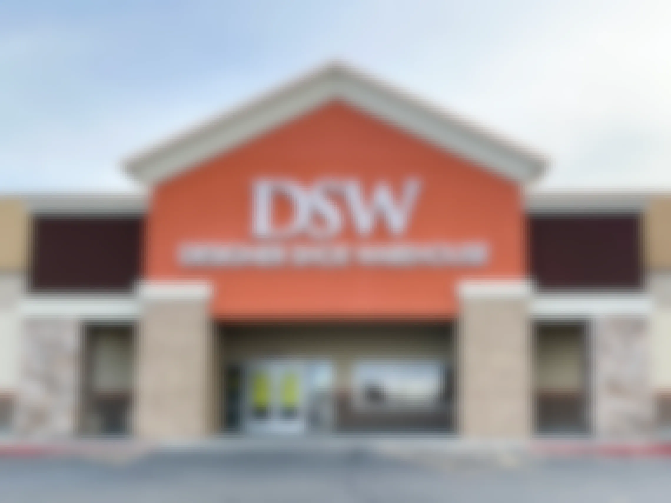 A DSW storefront.
