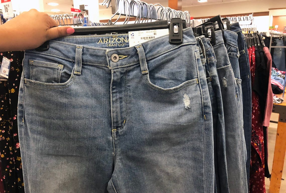 jcpenney arizona junior jeans