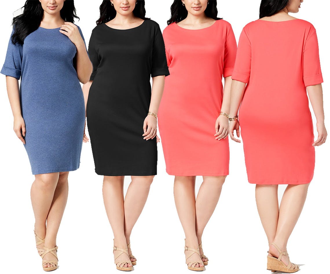 macys plus size dresses on clearance