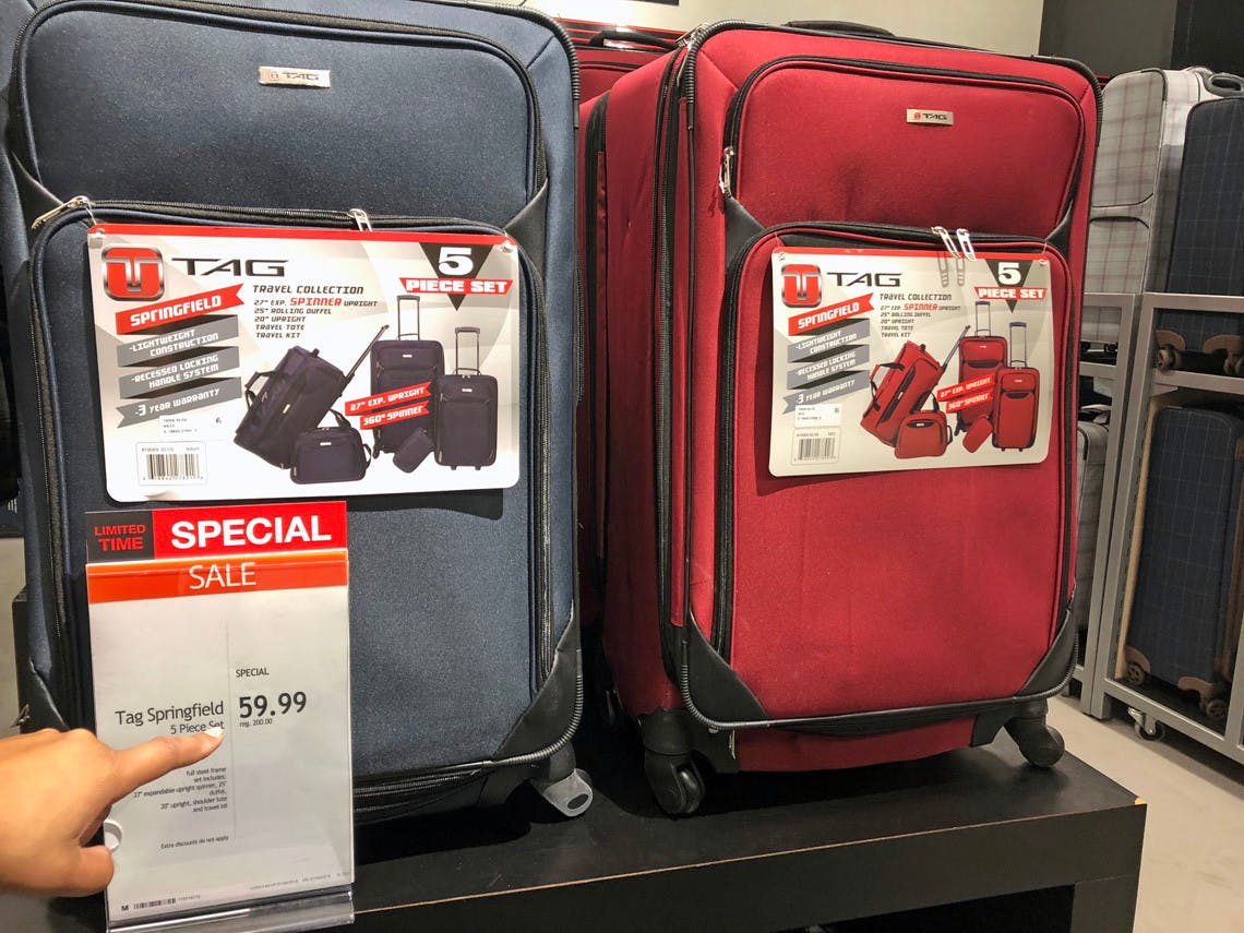 macys luggage sale sets