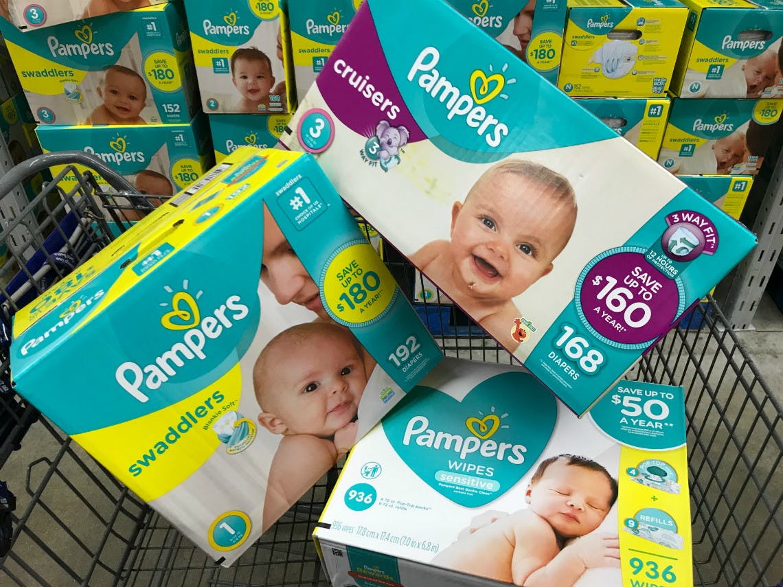 sam's club pampers diapers