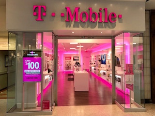 exterior of a t-mobile store