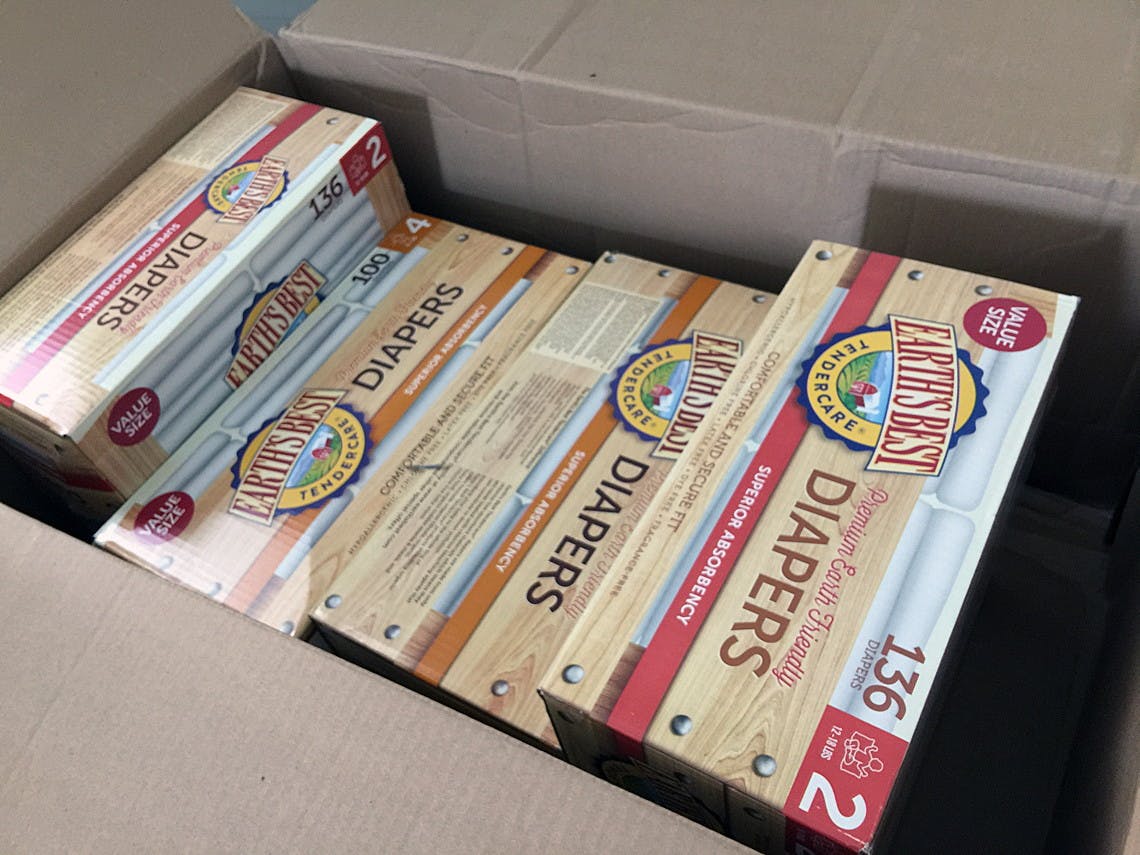 walmart clearance diapers