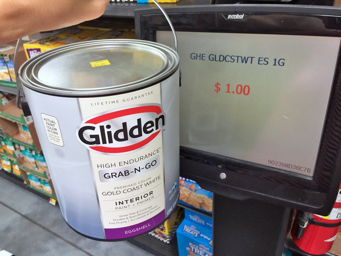 Walmart Clearance Glidden 1Gallon Paint, Possibly 1.00! The Krazy
