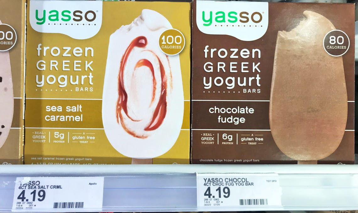 Yasso Frozen Greek Yogurt Pints or Bars, as Low as 1.00 at Target