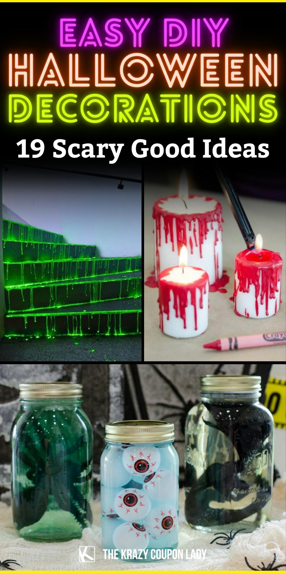 19 Inexpensive and Delightfully Easy DIY Halloween Decorations