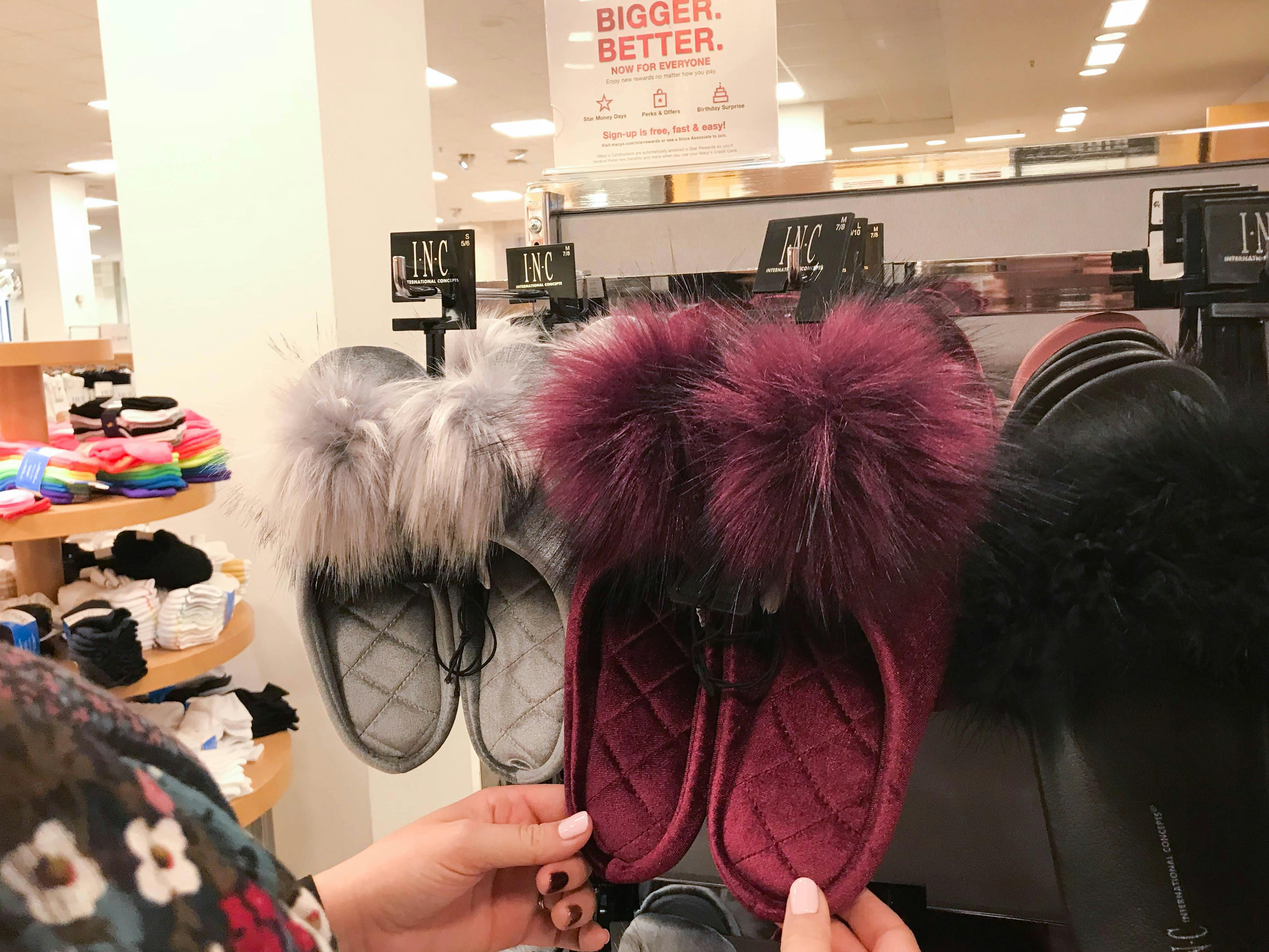 womens slippers macys