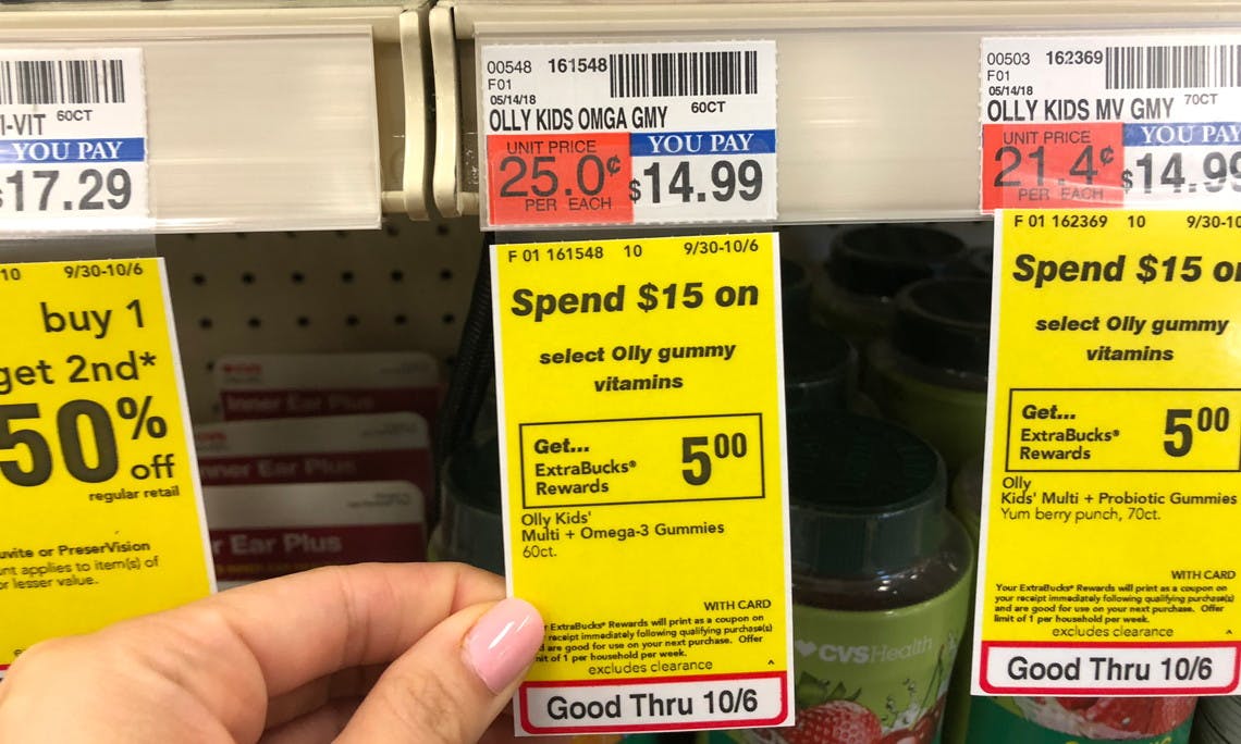 Today Only! Olly Vitamins, Just 3.99 at CVS! The Krazy Coupon Lady
