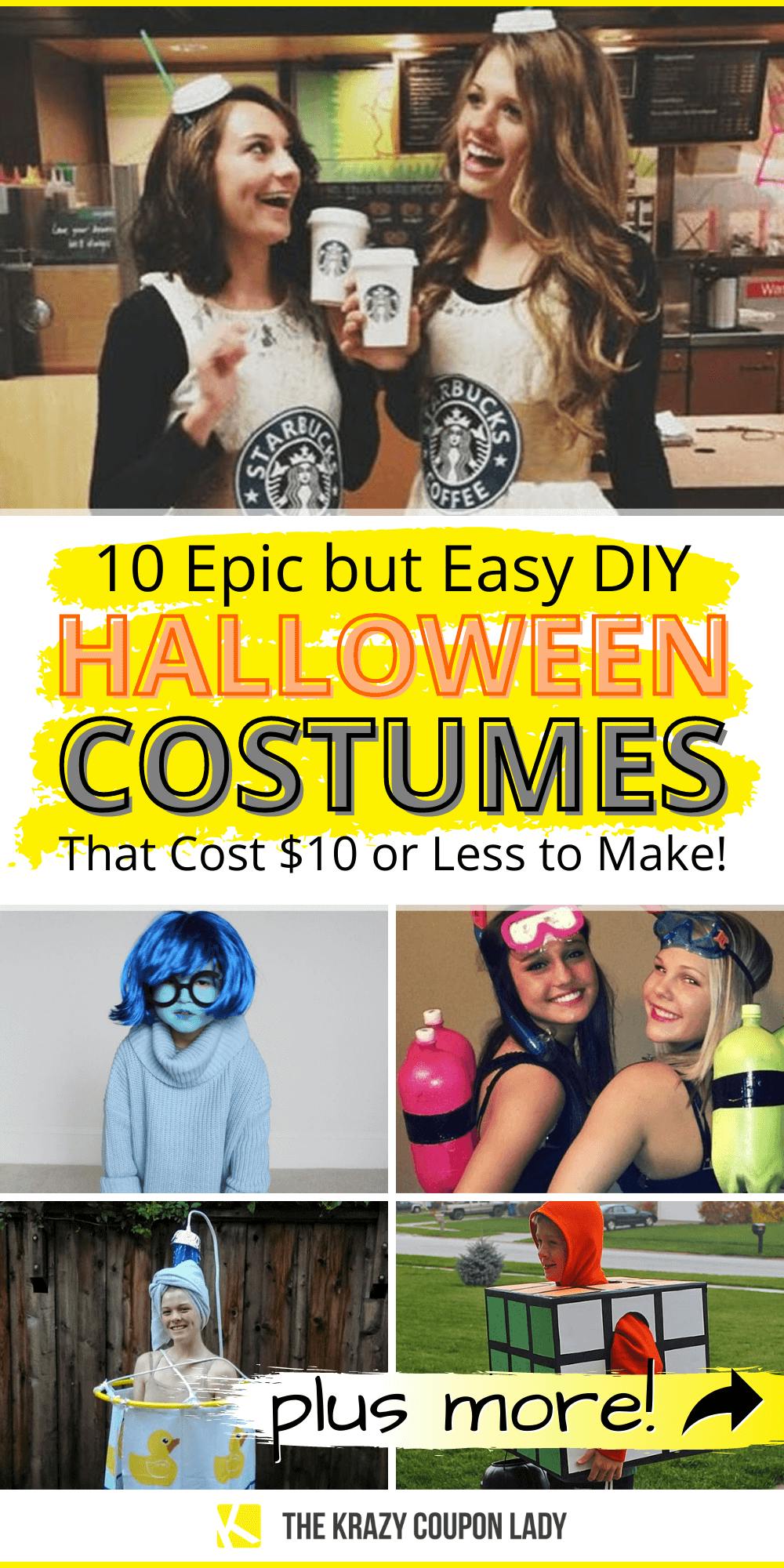 16 DIY Halloween Costumes for Kids Under $10 - The Krazy Coupon Lady