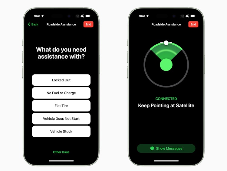 iphone 15 safety features with roadside assistance 