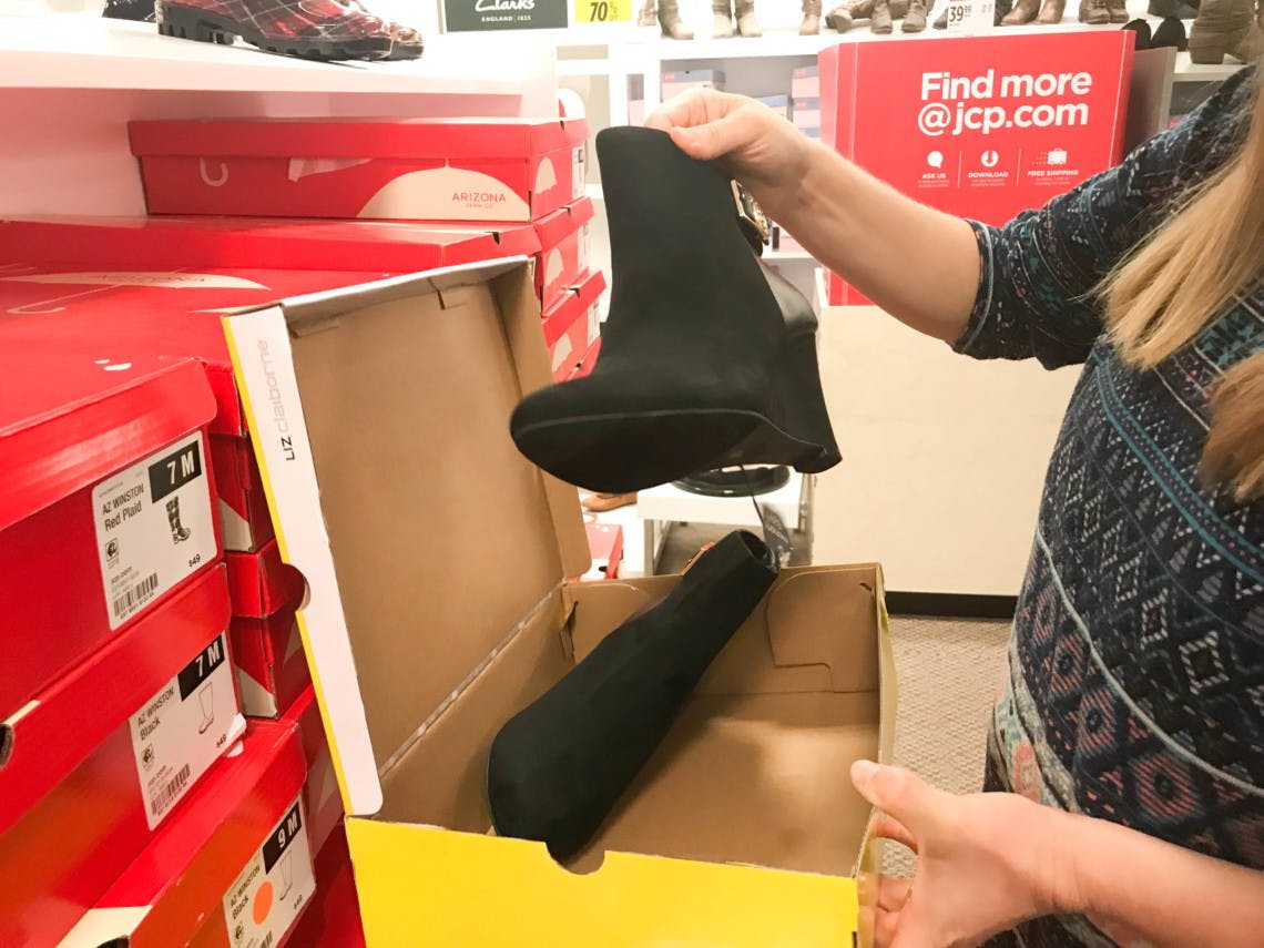 jcpenney boot sale today