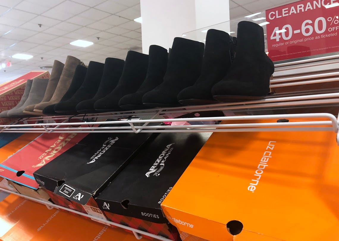 jcpenney boot sale in store