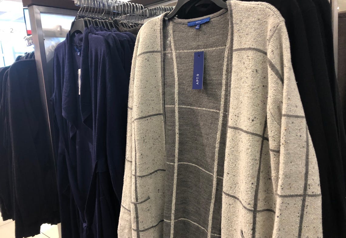 kohls apt 9 cardigans
