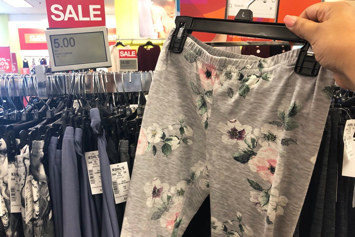 kohls christmas leggings