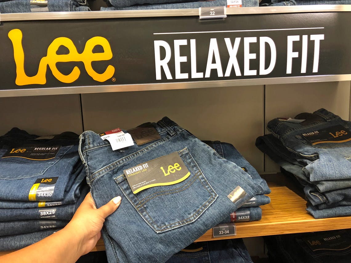 kohl's lee easy fit jeans